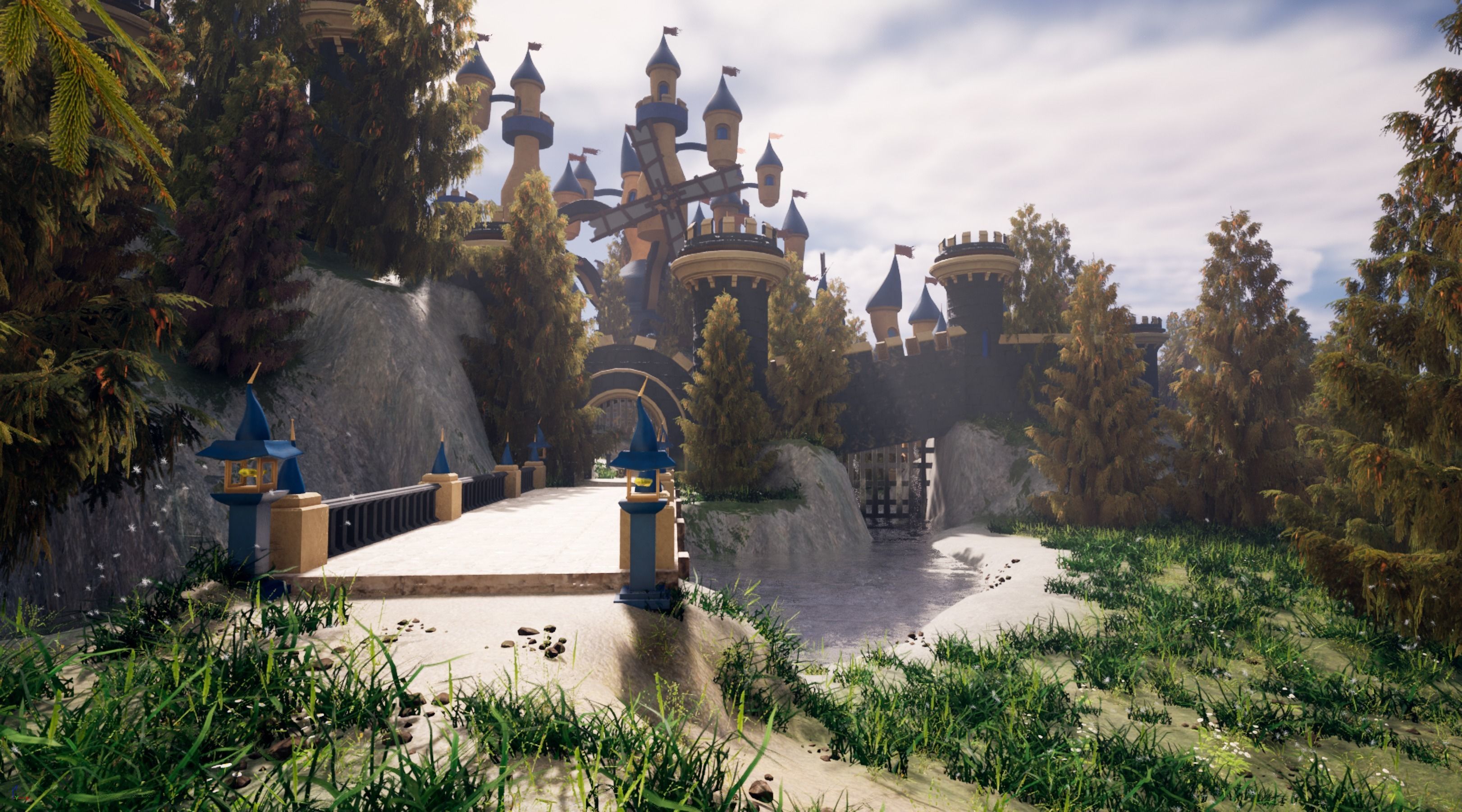 WonderLand Environment For Unreal Engine 5 Low-poly 3D model_14
