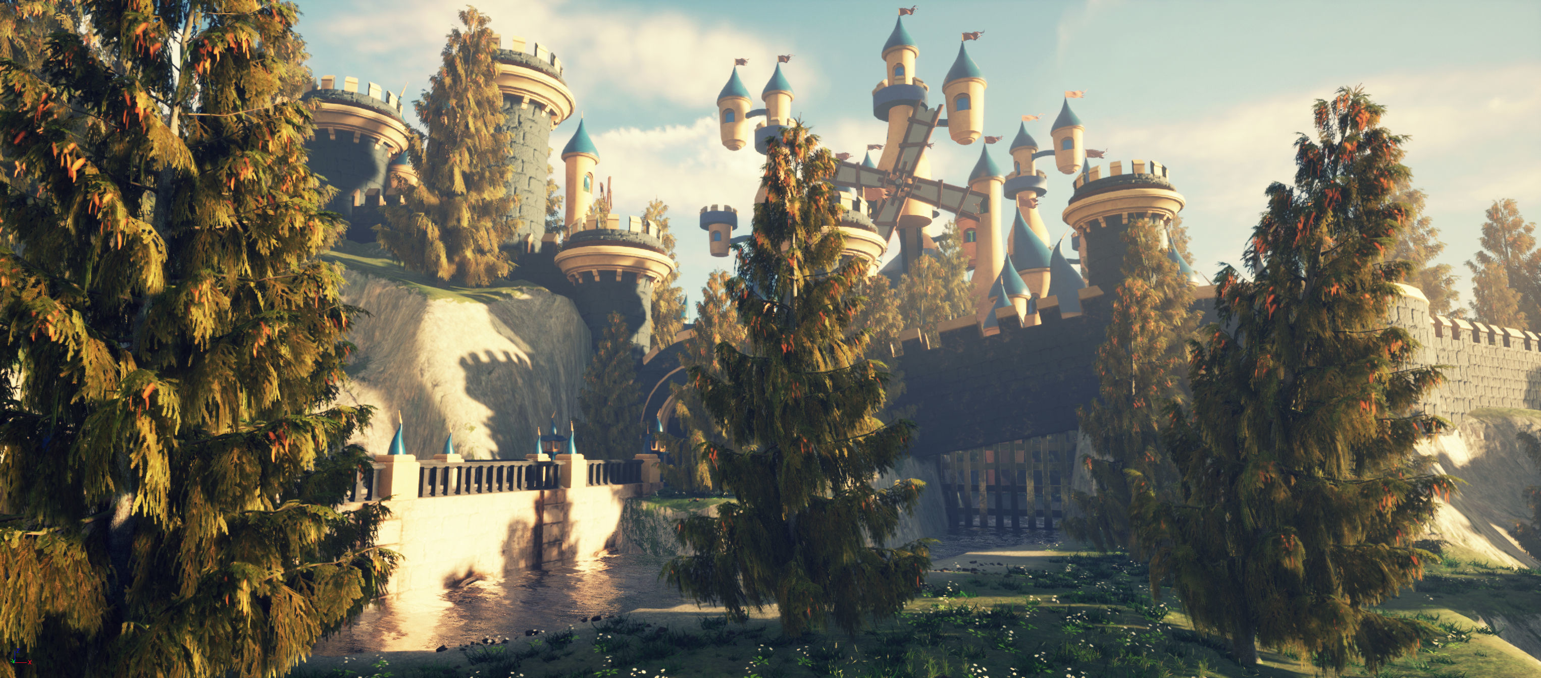 WonderLand Environment For Unreal Engine 5 Low-poly 3D model_23