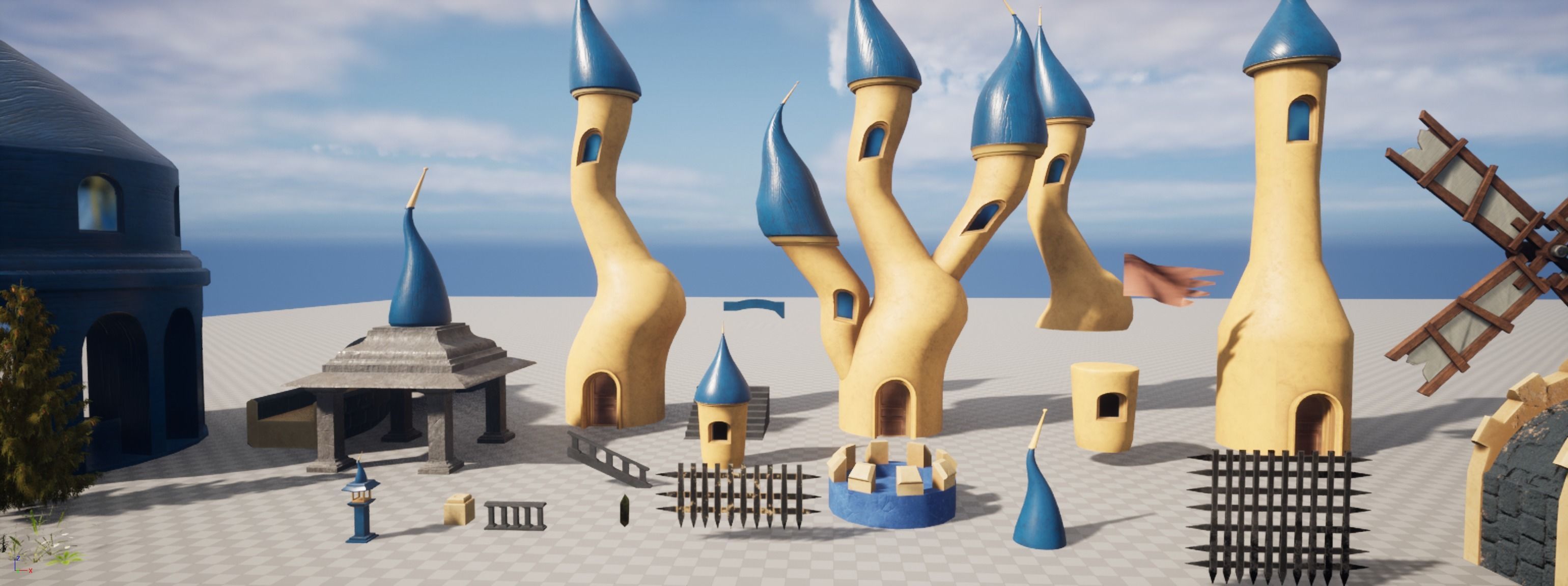 WonderLand Environment For Unreal Engine 5 Low-poly 3D model_9
