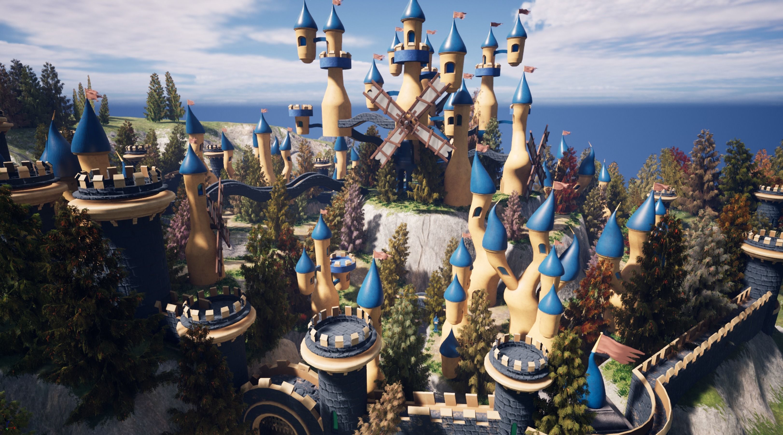 WonderLand Environment For Unreal Engine 5 Low-poly 3D model_2