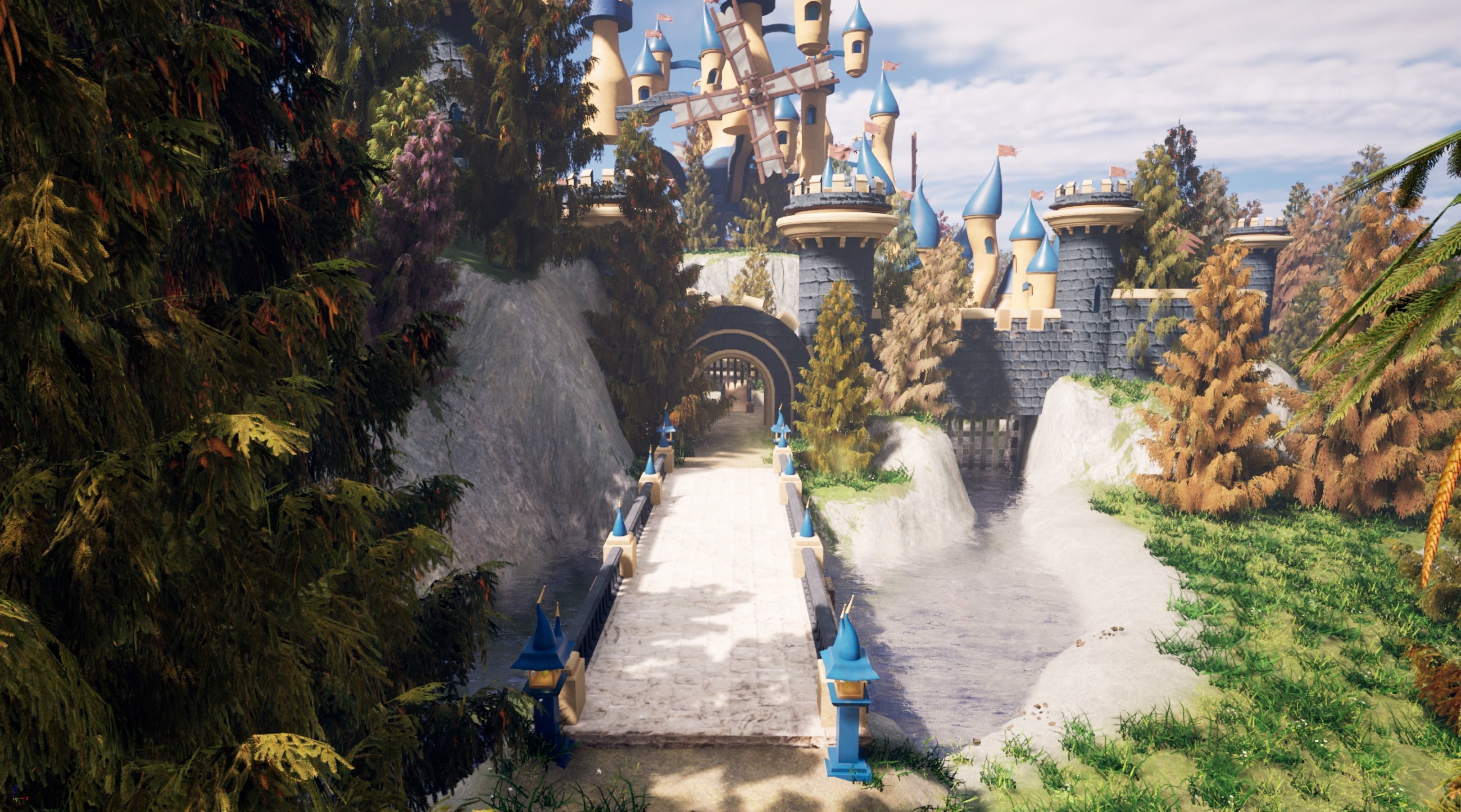 WonderLand Environment For Unreal Engine 5 Low-poly 3D model_5