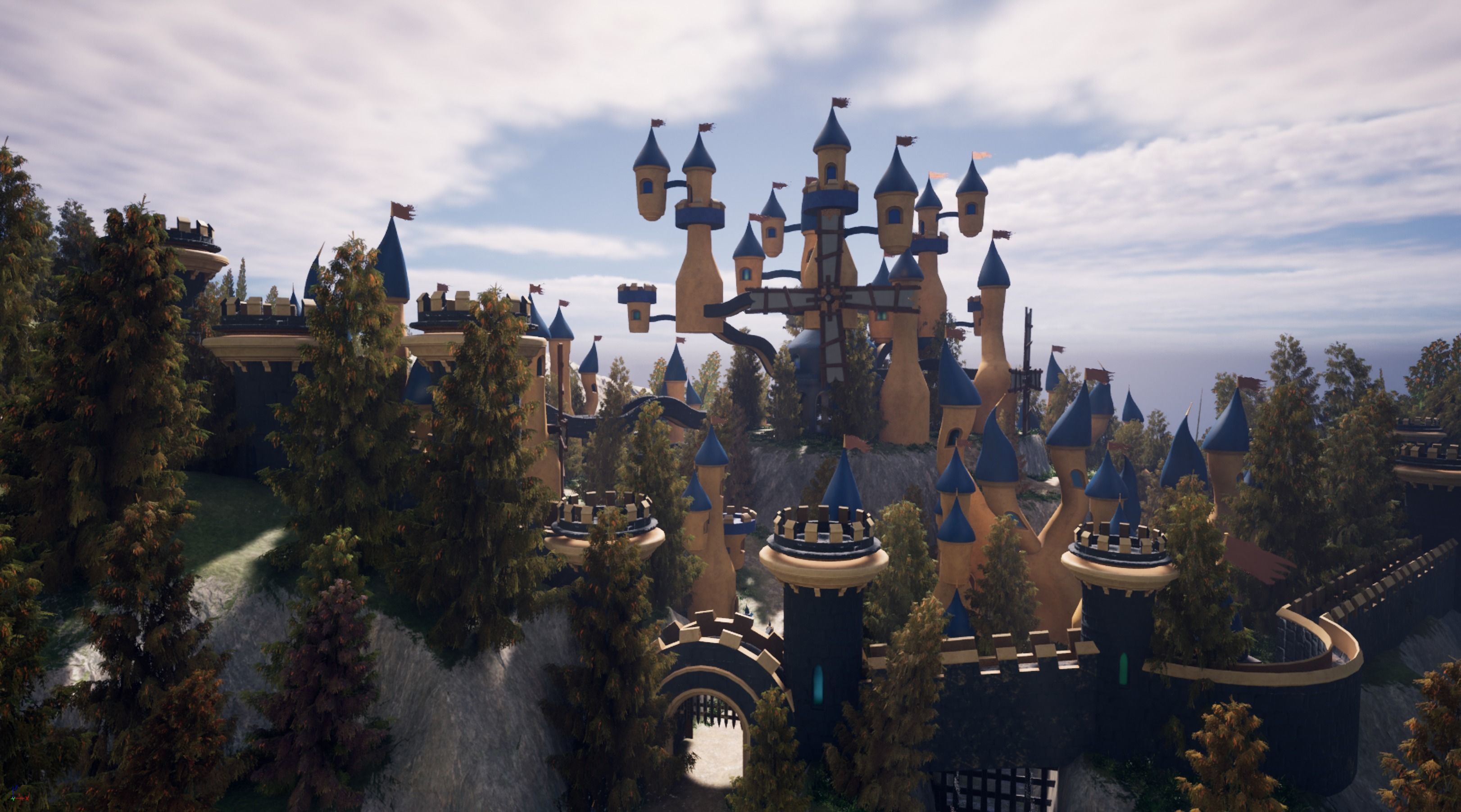 WonderLand Environment For Unreal Engine 5 Low-poly 3D model_3