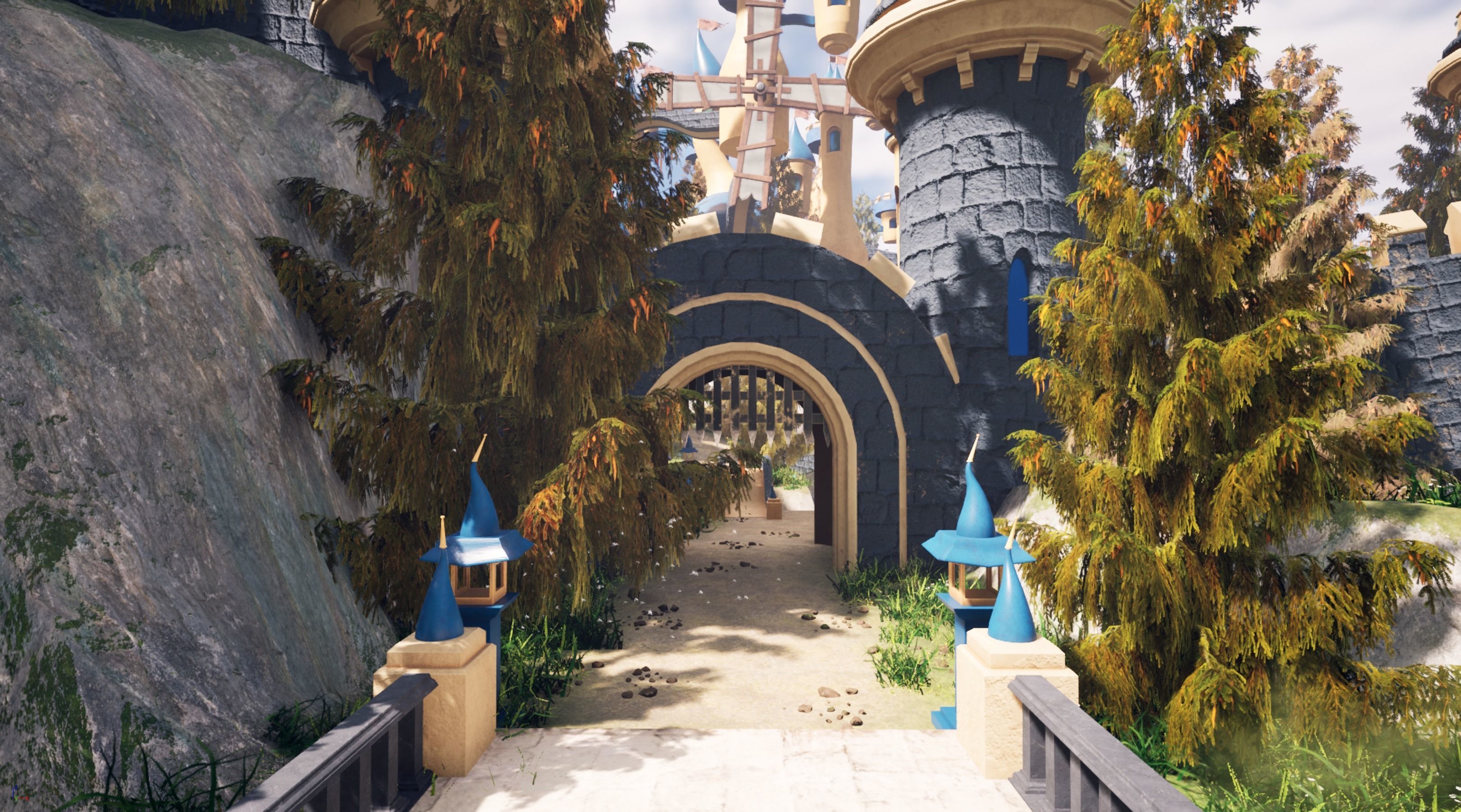 WonderLand Environment For Unreal Engine 5 Low-poly 3D model_18