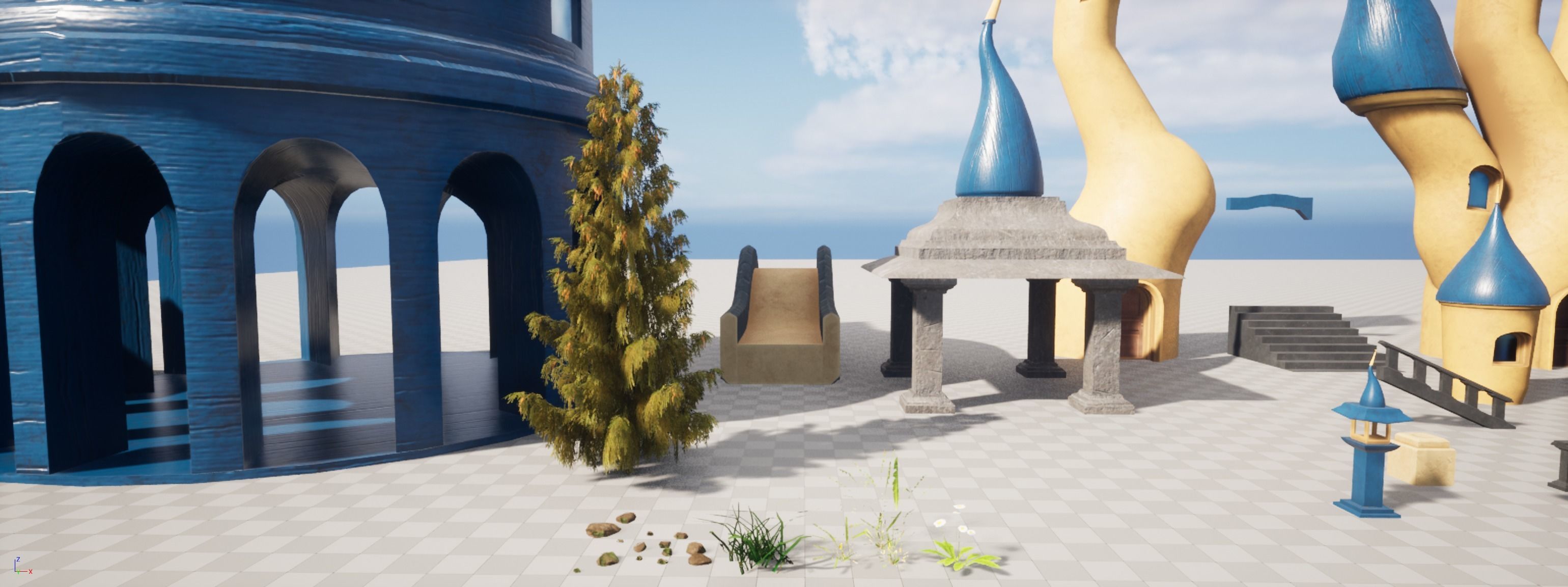 WonderLand Environment For Unreal Engine 5 Low-poly 3D model_11