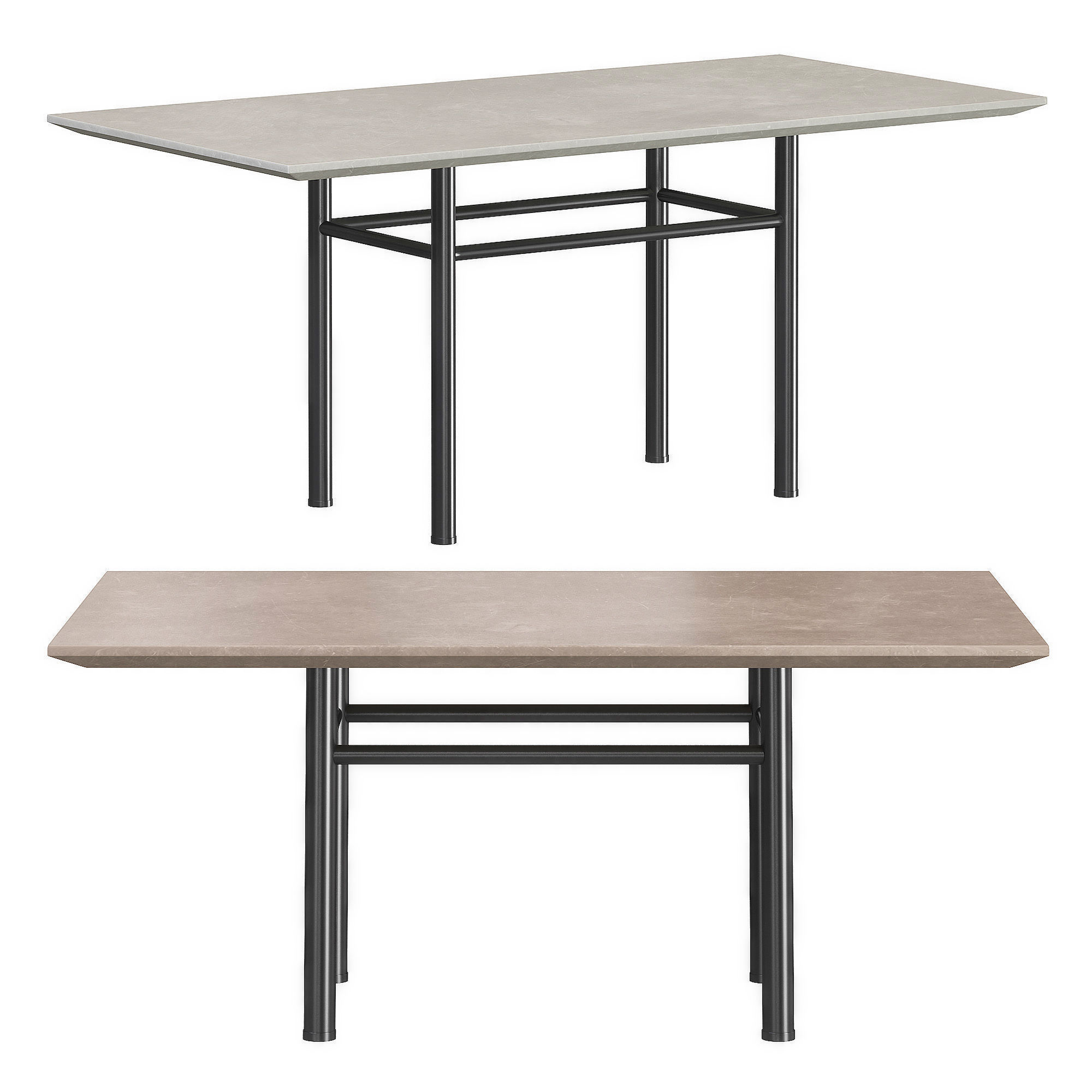 Fard table by bonaldo 3D model_1