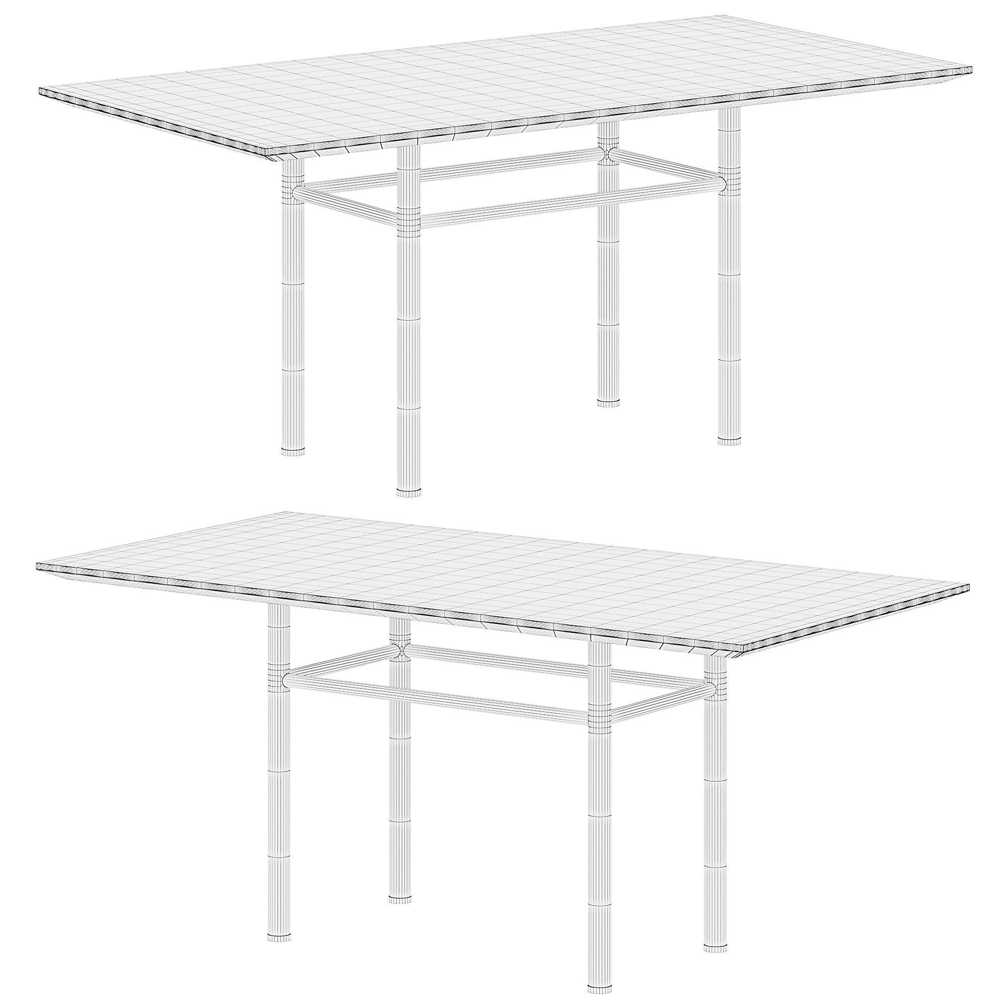 Fard table by bonaldo 3D model_3