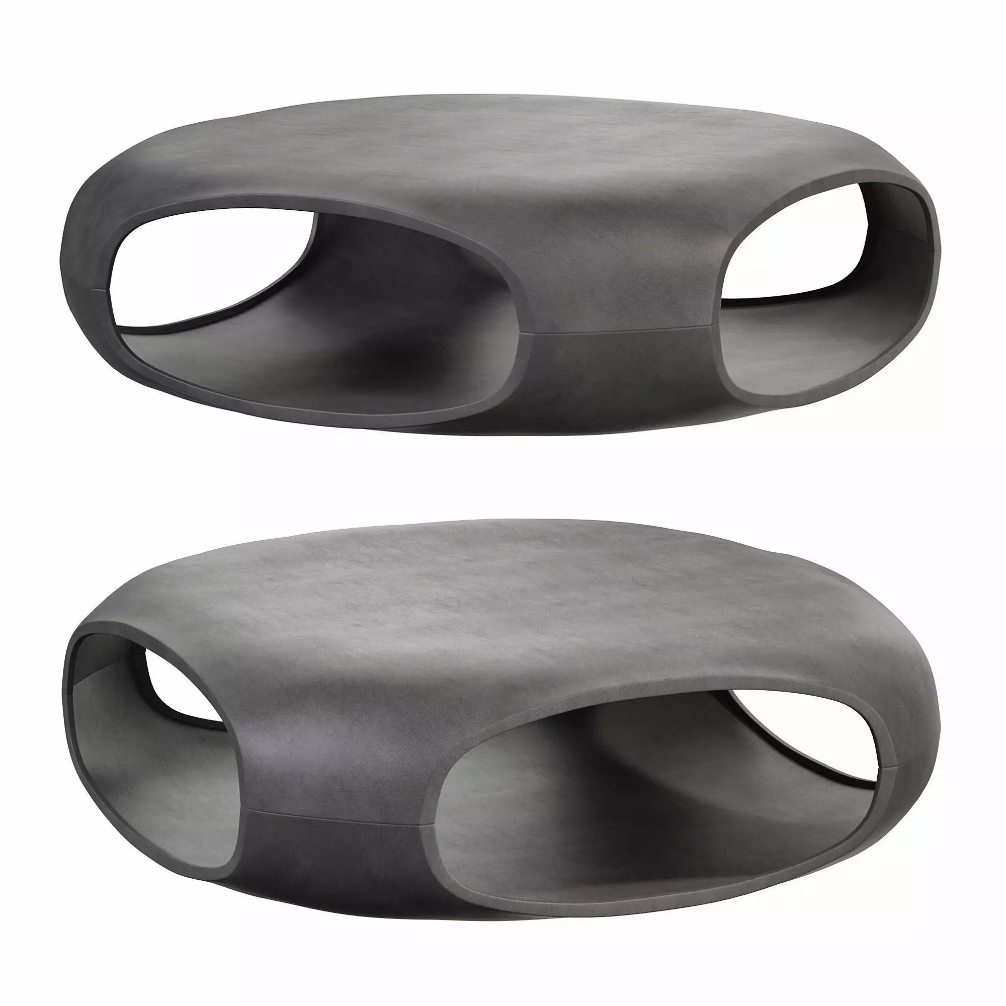 Pebble pouf by bonaldo 3D model_0