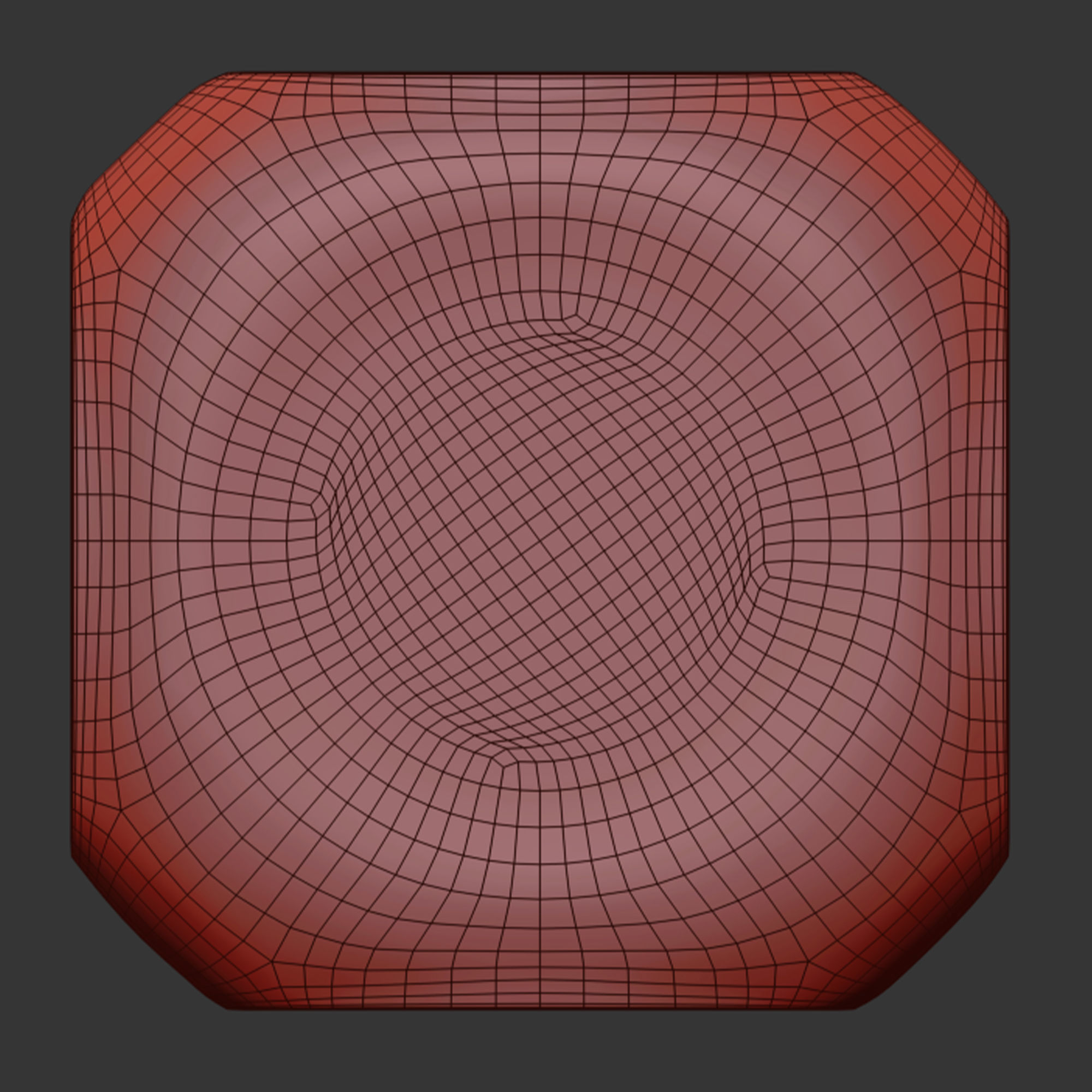 Pebble pouf by bonaldo 3D model_6