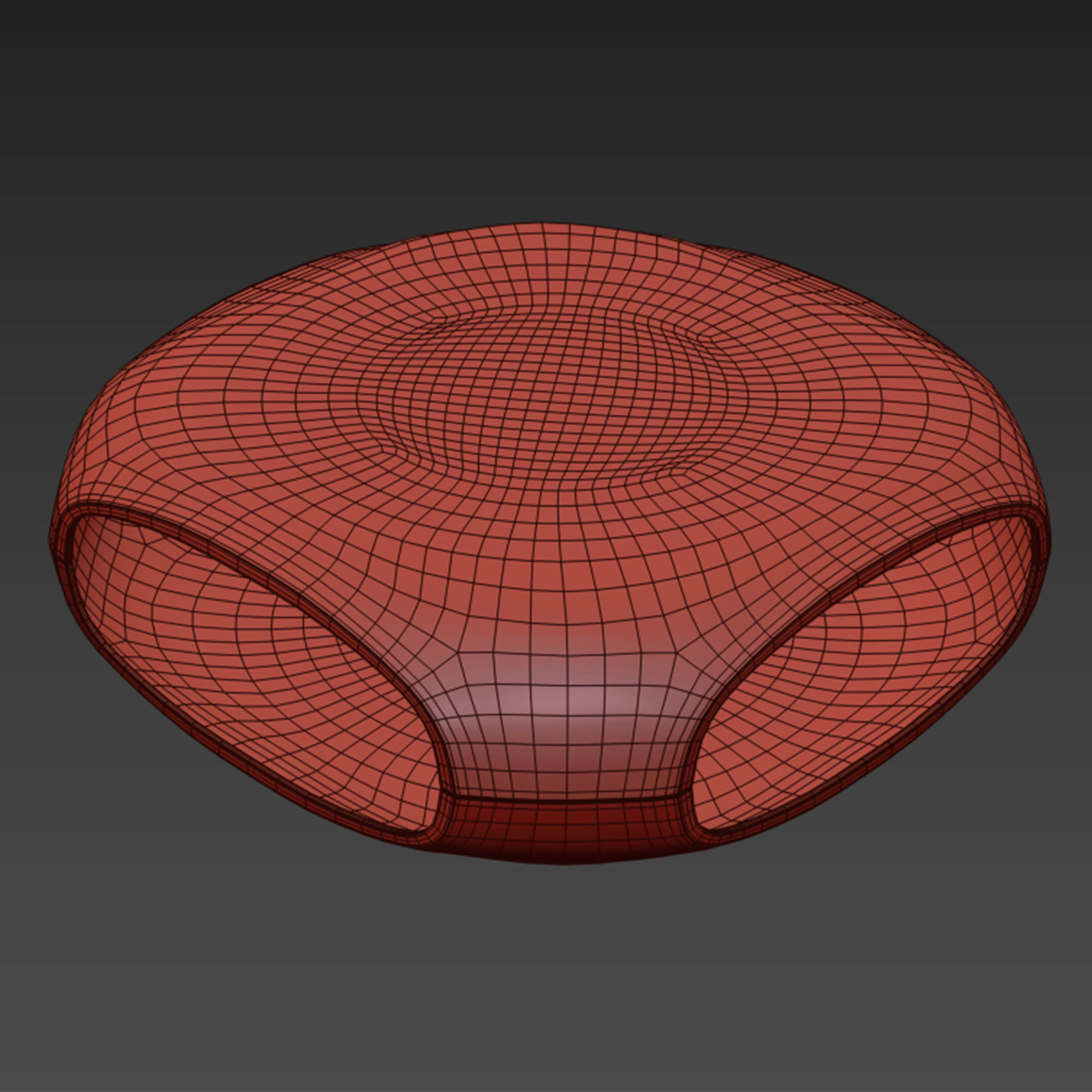 Pebble pouf by bonaldo 3D model_5