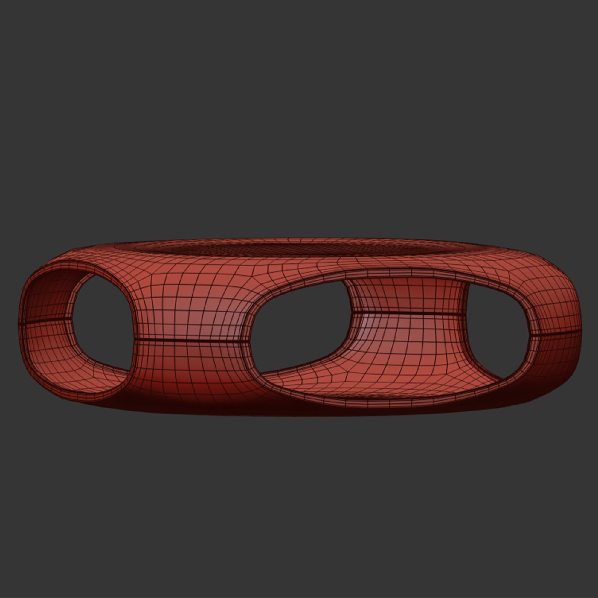 Pebble pouf by bonaldo 3D model_7