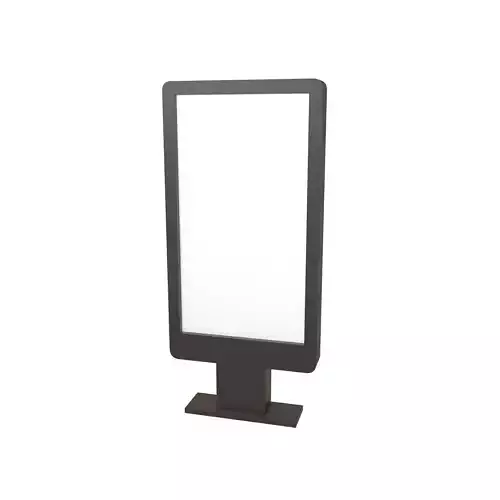 Advertising Display LCD Mockup v6 001 Low-poly 3D model