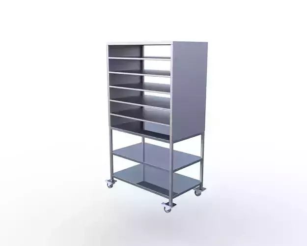 Stainless Steel Rack  3D model