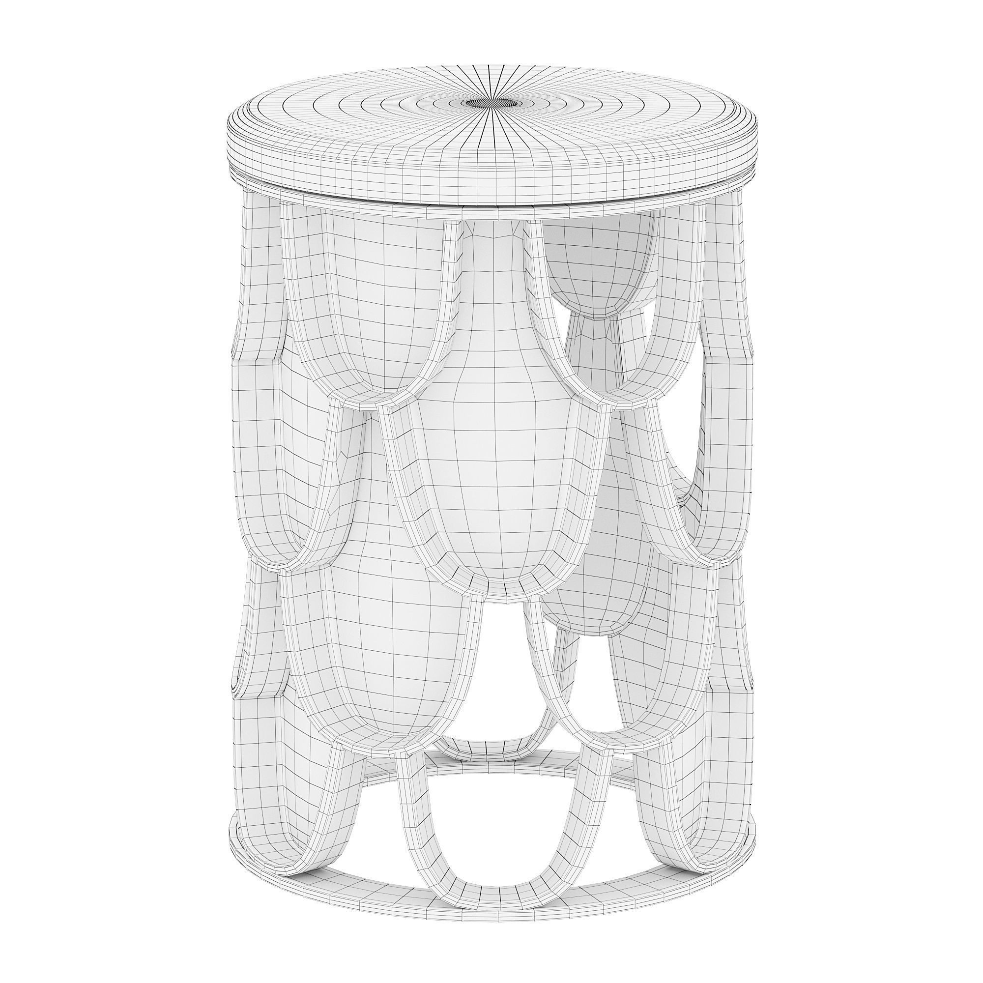 KOI SIDE TABLE by maisonvalentina 3D model_3