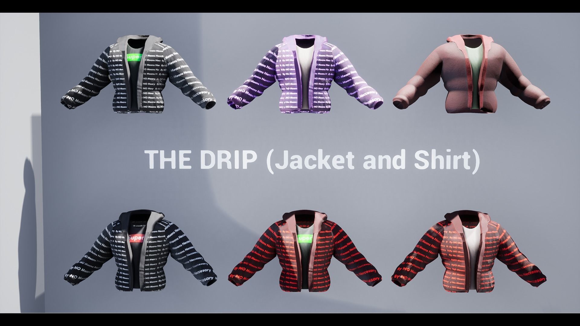 3D model Drip and Swag Pack Collection VR / AR / low-poly | CGTrader