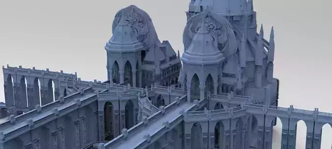 Steampunk Medieval Tower Kitbash 2