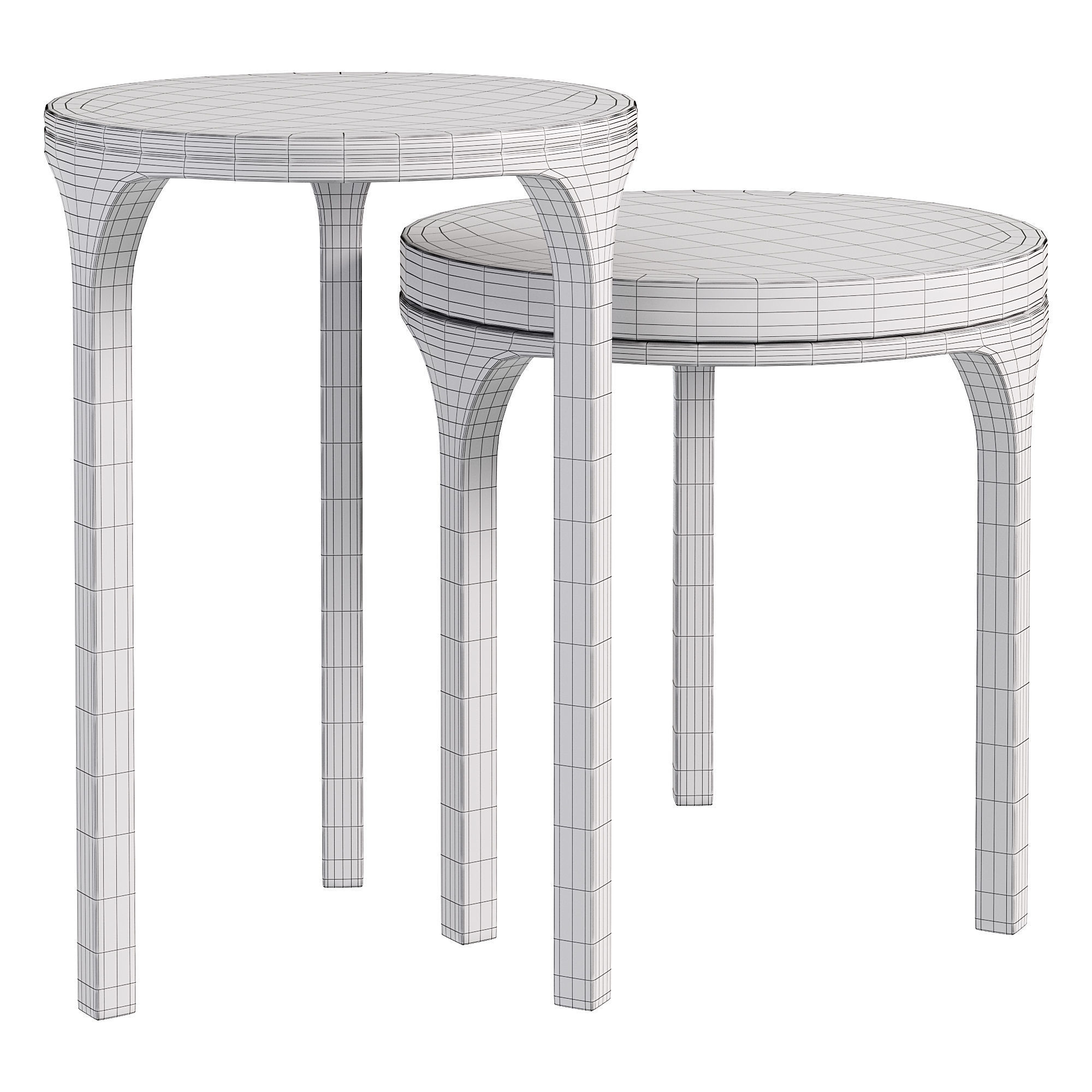 LURAY SIDE TABLE by Maisonvalentina 3D model_3