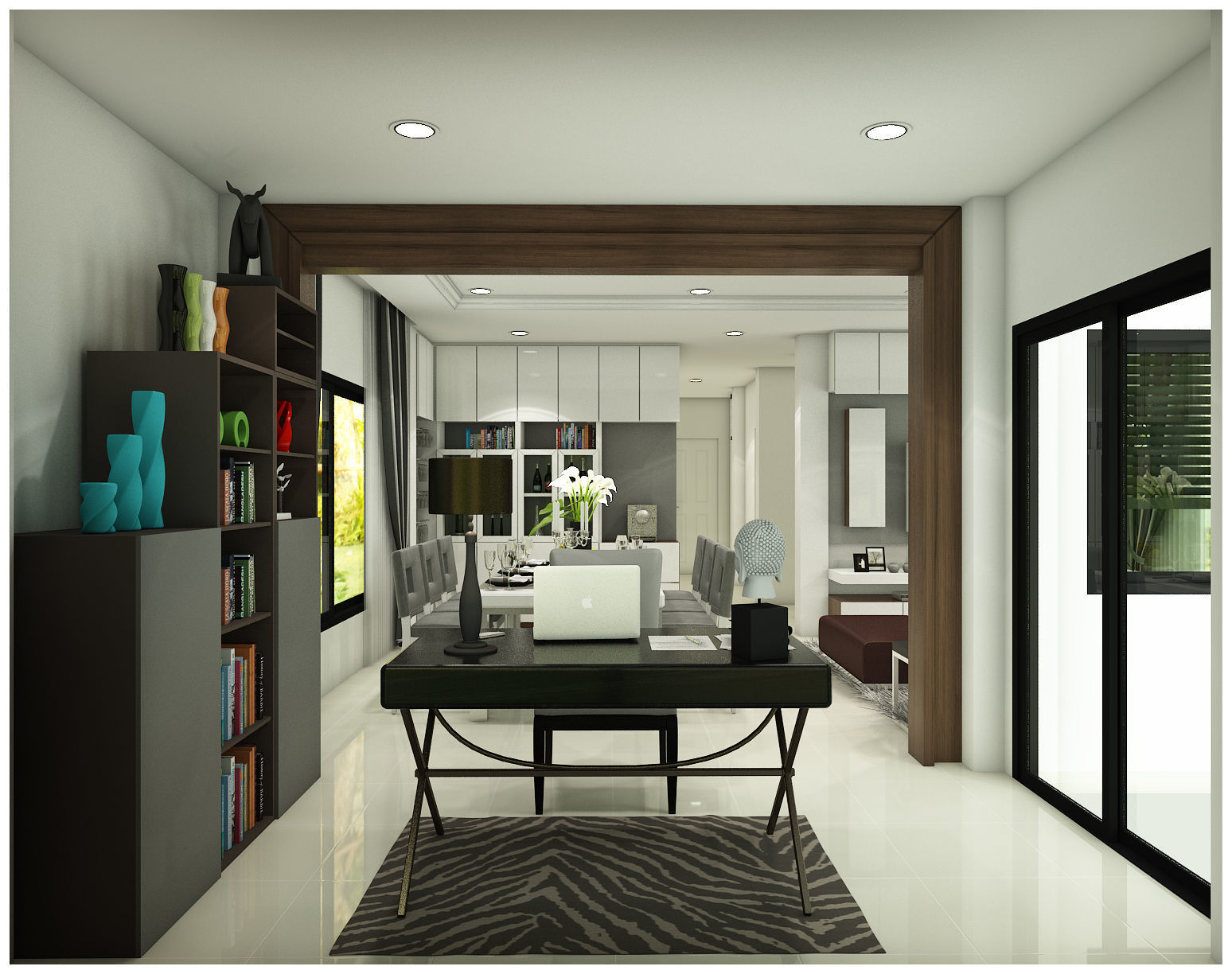 first floor living 3D model_3