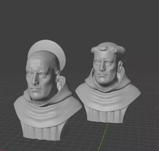 Thomas Aquinas 3D print model_13