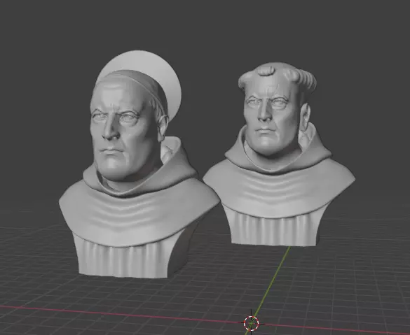 Thomas Aquinas 3D print model_15