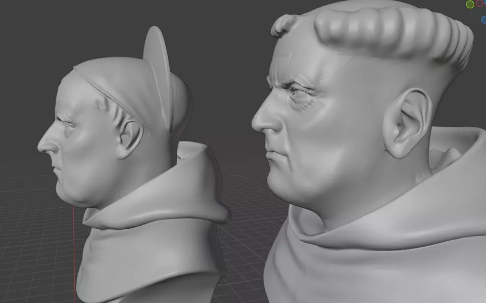 Thomas Aquinas 3D print model_17