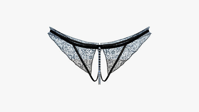 Lingerie infinity symbol 3D model