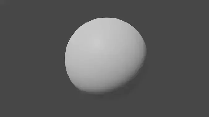 Sphere egg Low-poly 3D model