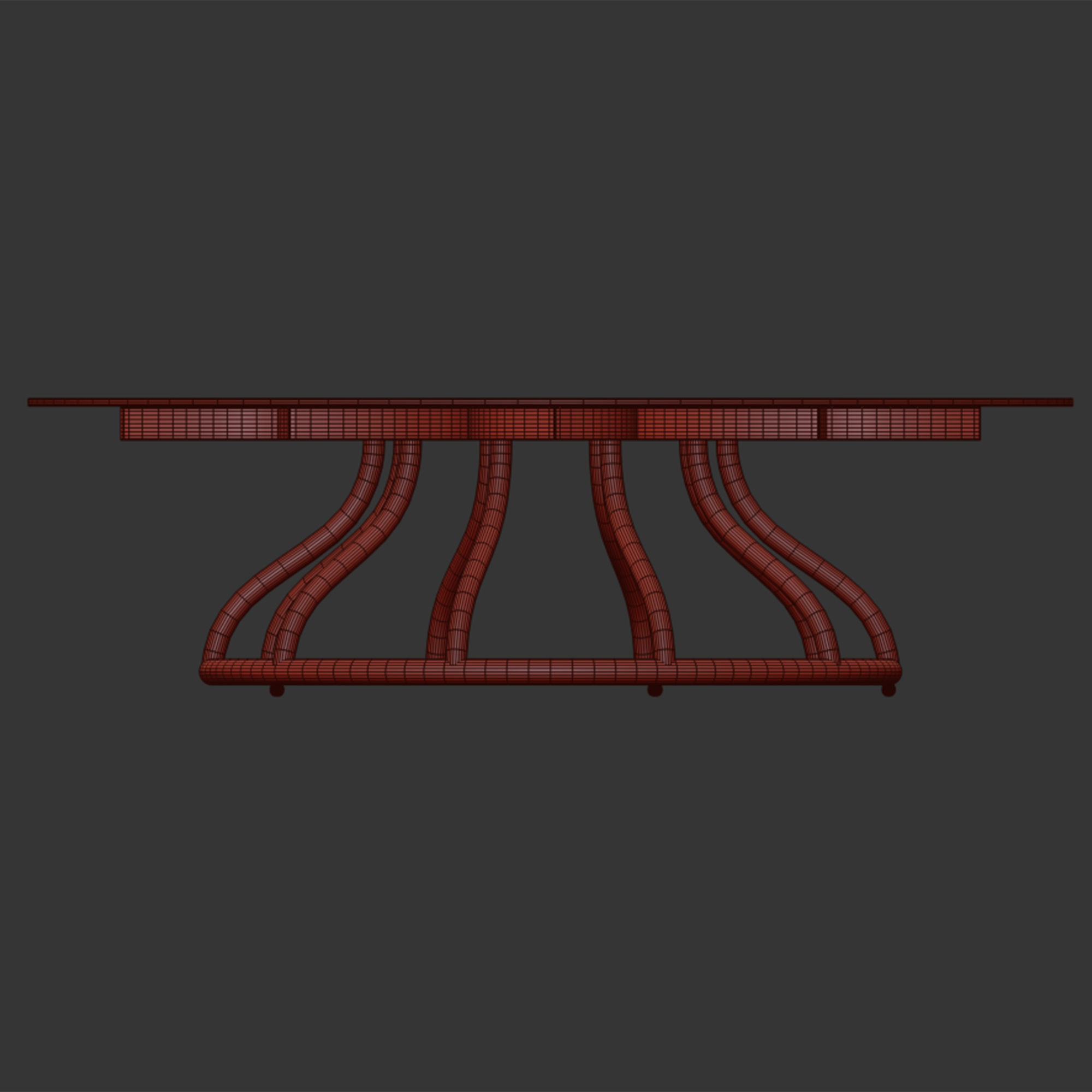 SUNFLOWER COCKTAIL TABLE by bakerfurniture 3D model_7