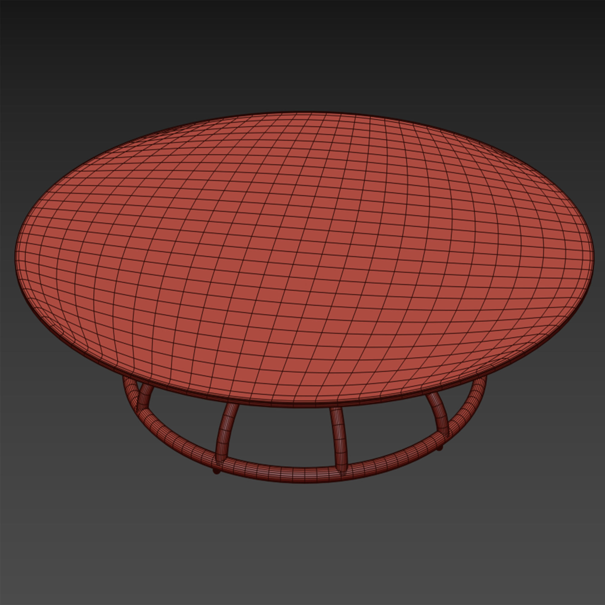 SUNFLOWER COCKTAIL TABLE by bakerfurniture 3D model_5