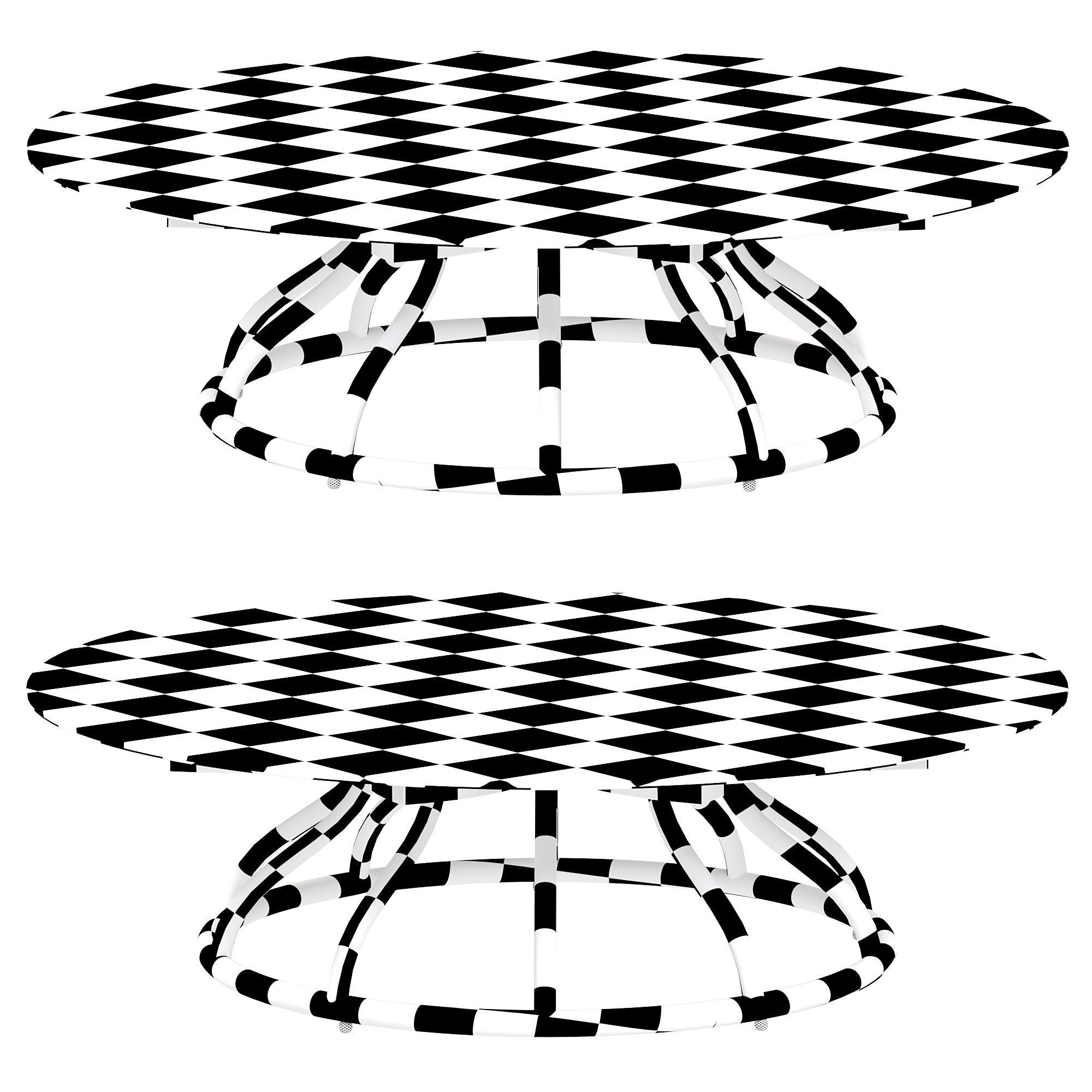 SUNFLOWER COCKTAIL TABLE by bakerfurniture 3D model_4