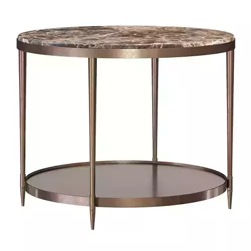 OBERON END TABLE by bakerfurniture 3D model