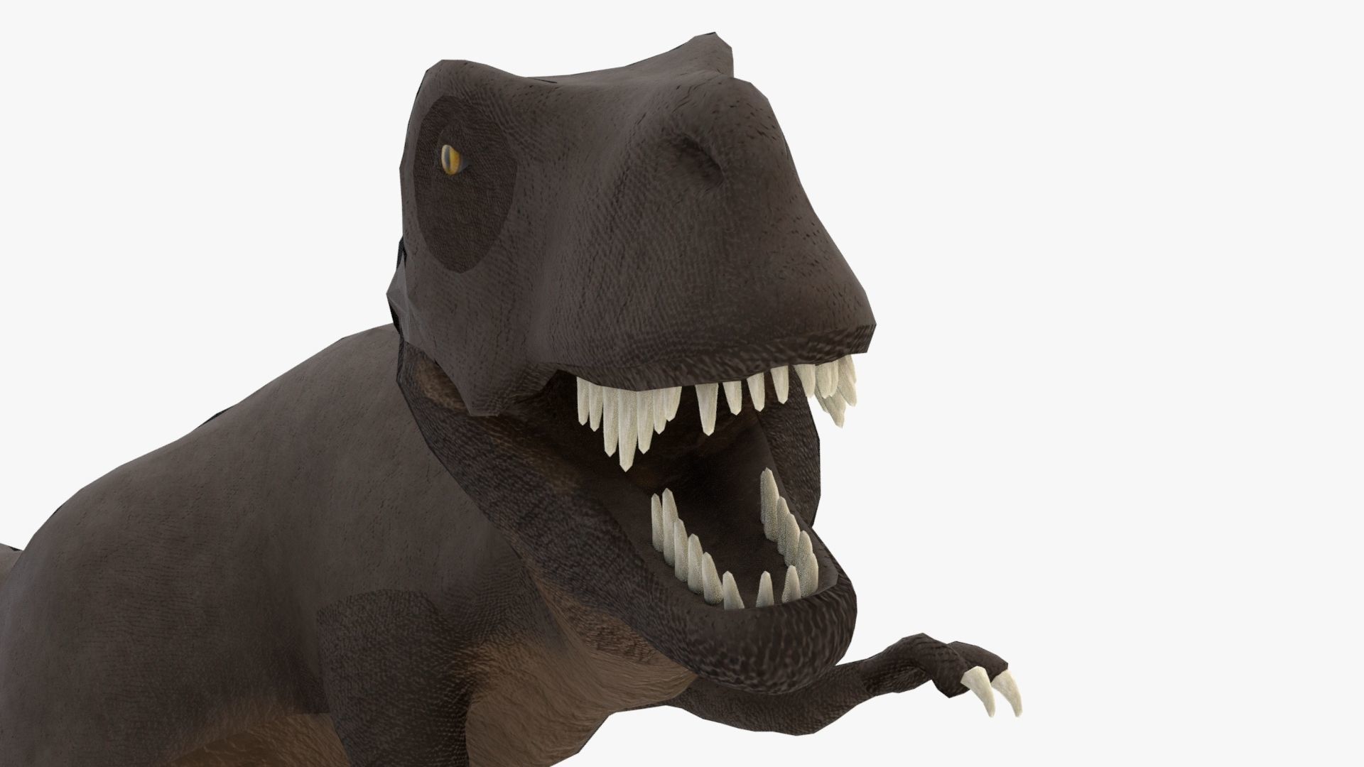 Tyrannosaurus Rex 4K Textures Low-poly 3D model_6