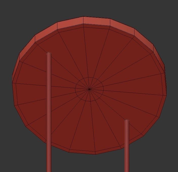 Apollo modern chandelier with five glass balls hanging from m... 3D model_3