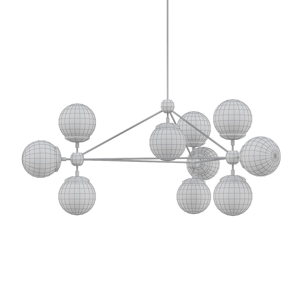 Modo Chandelier 3D model_4