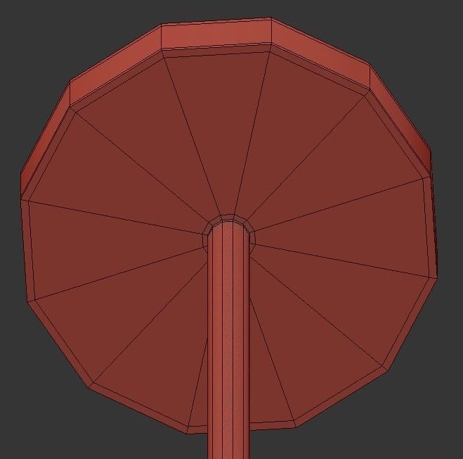 Agnes modern chandelier with brass and lights 3D model_3