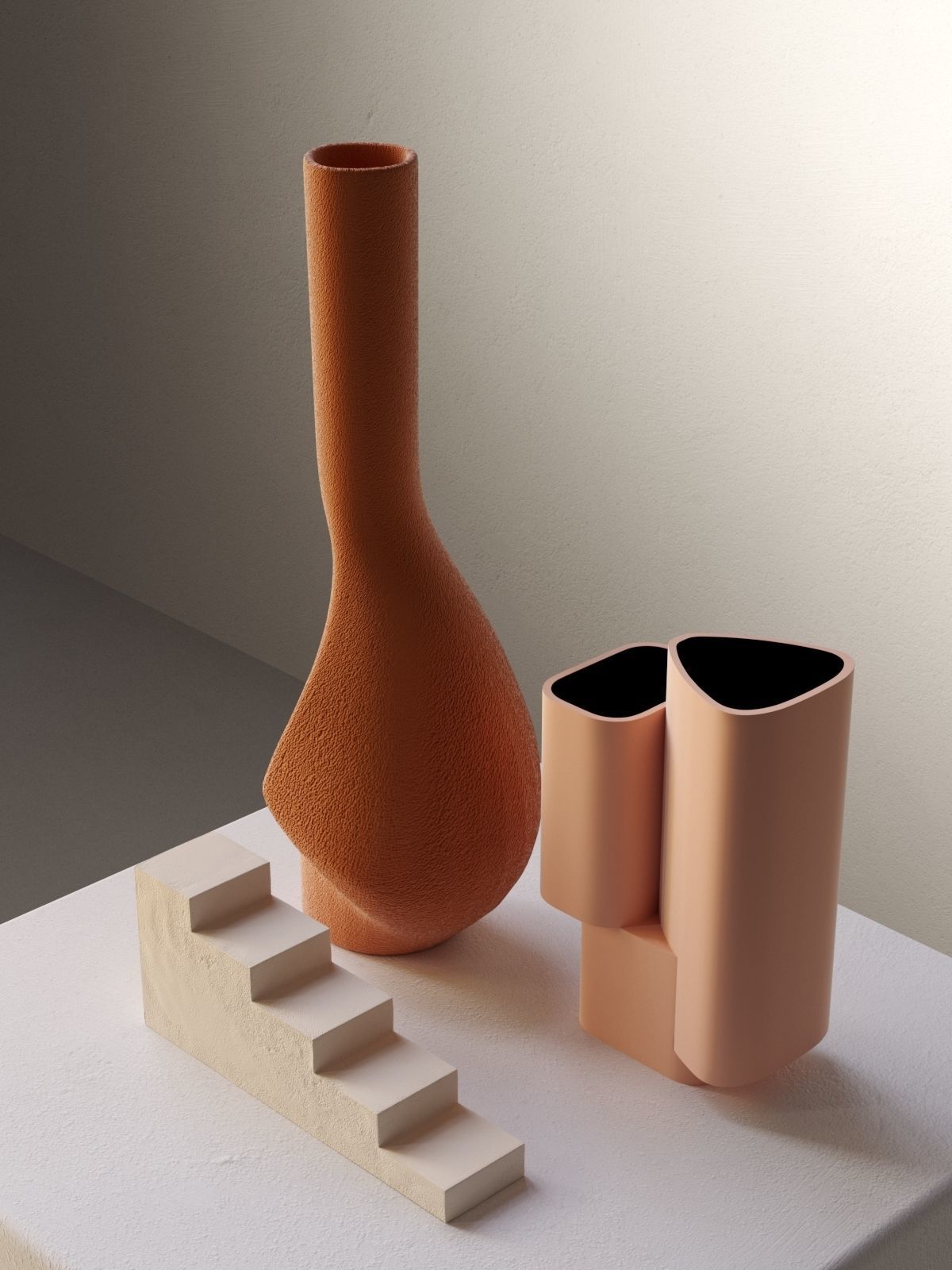 Vase Set 81 3D model_2