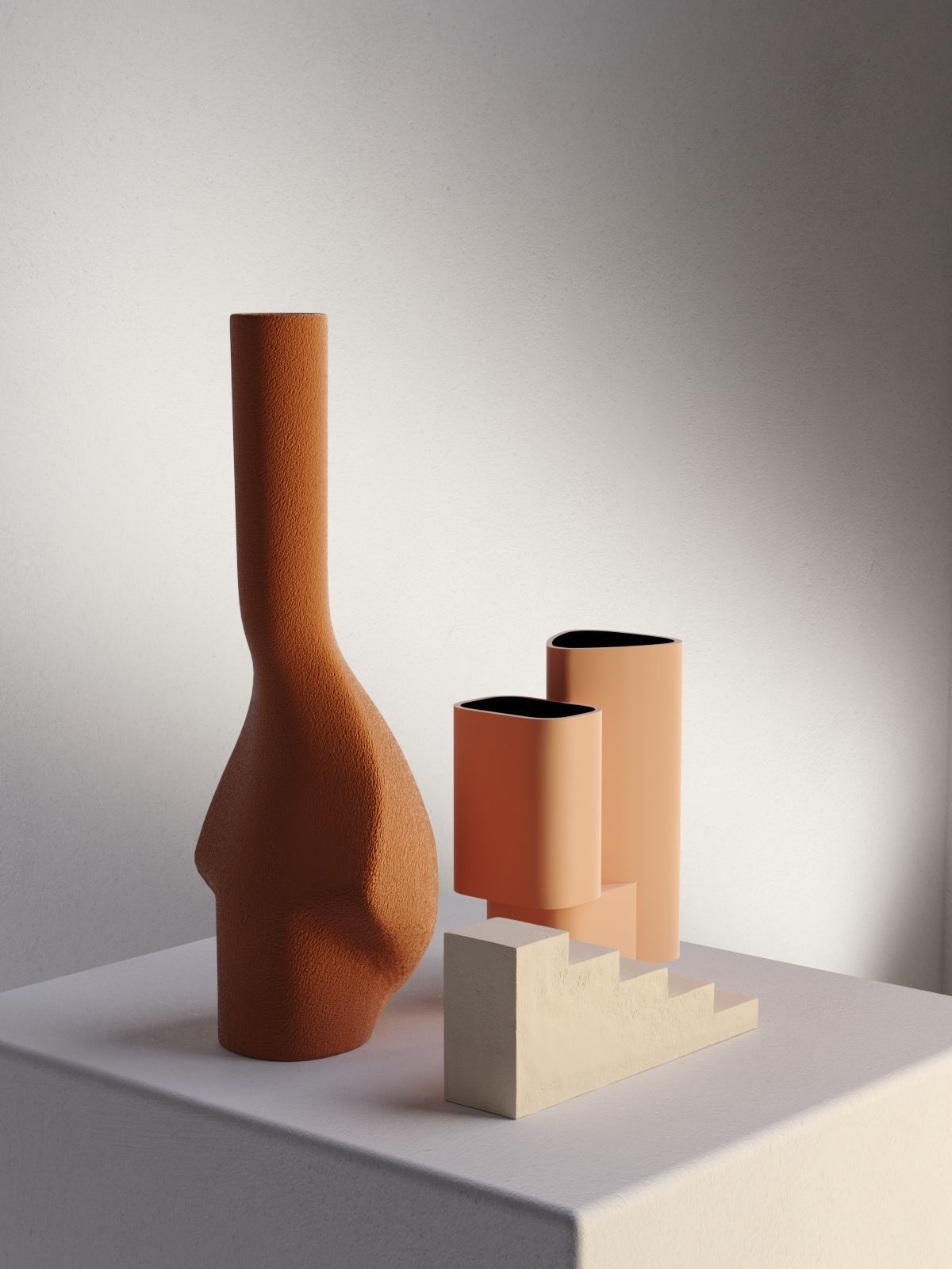 Vase Set 81 3D model_1