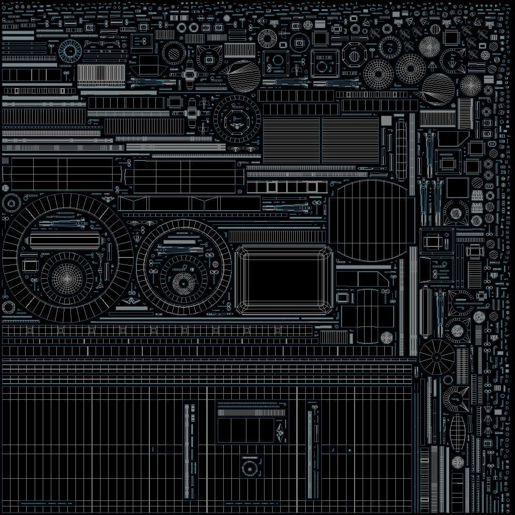 Machinery device 3D model_14