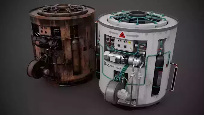 Machinery device 3D model