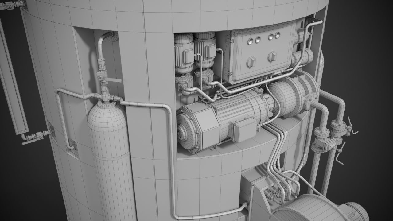 Machinery device 3D model_13