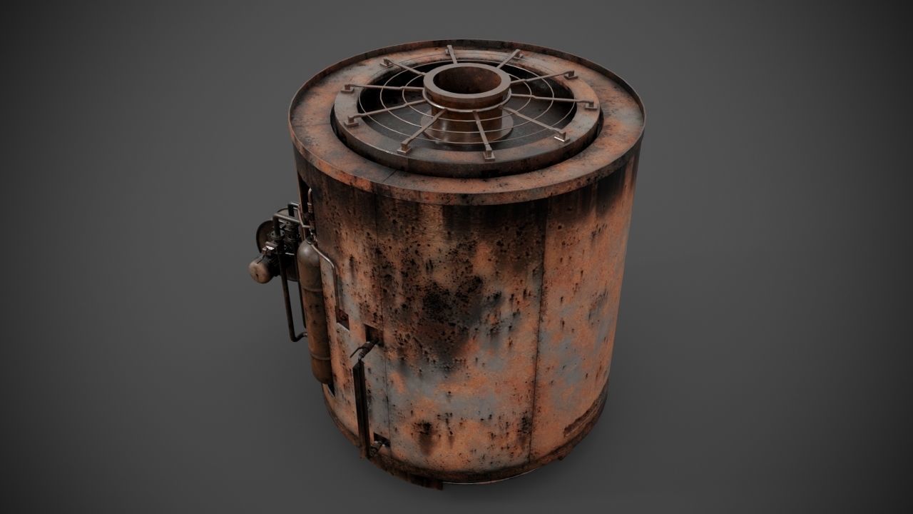 Machinery device 3D model_9