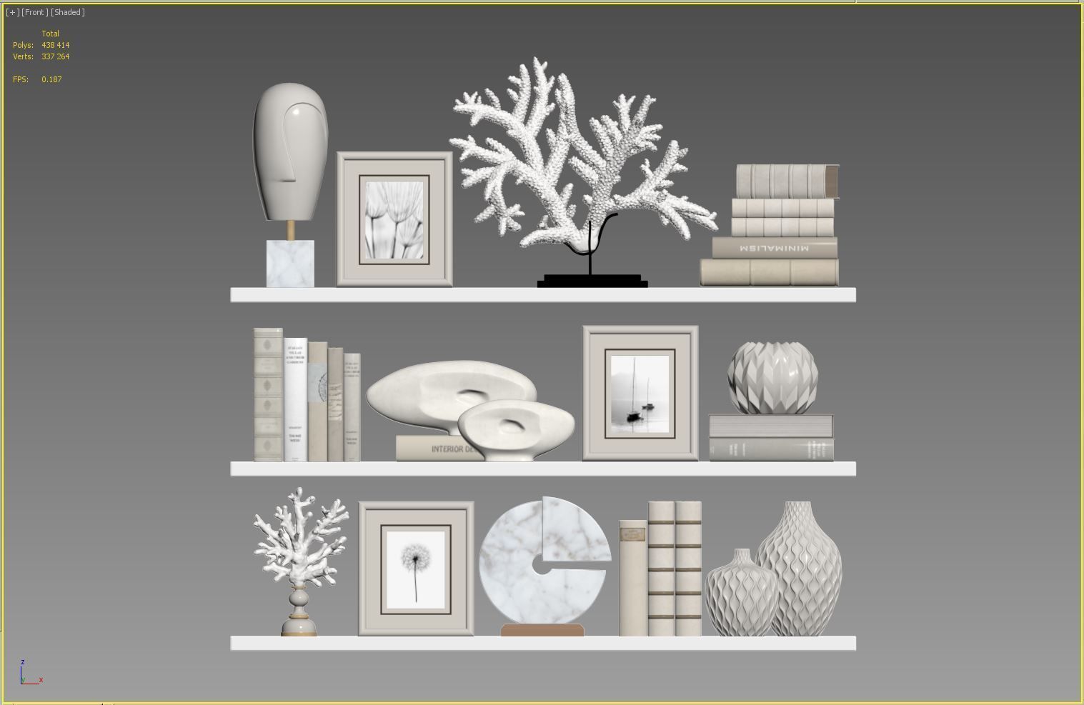 Decor Set 159 3D model_5