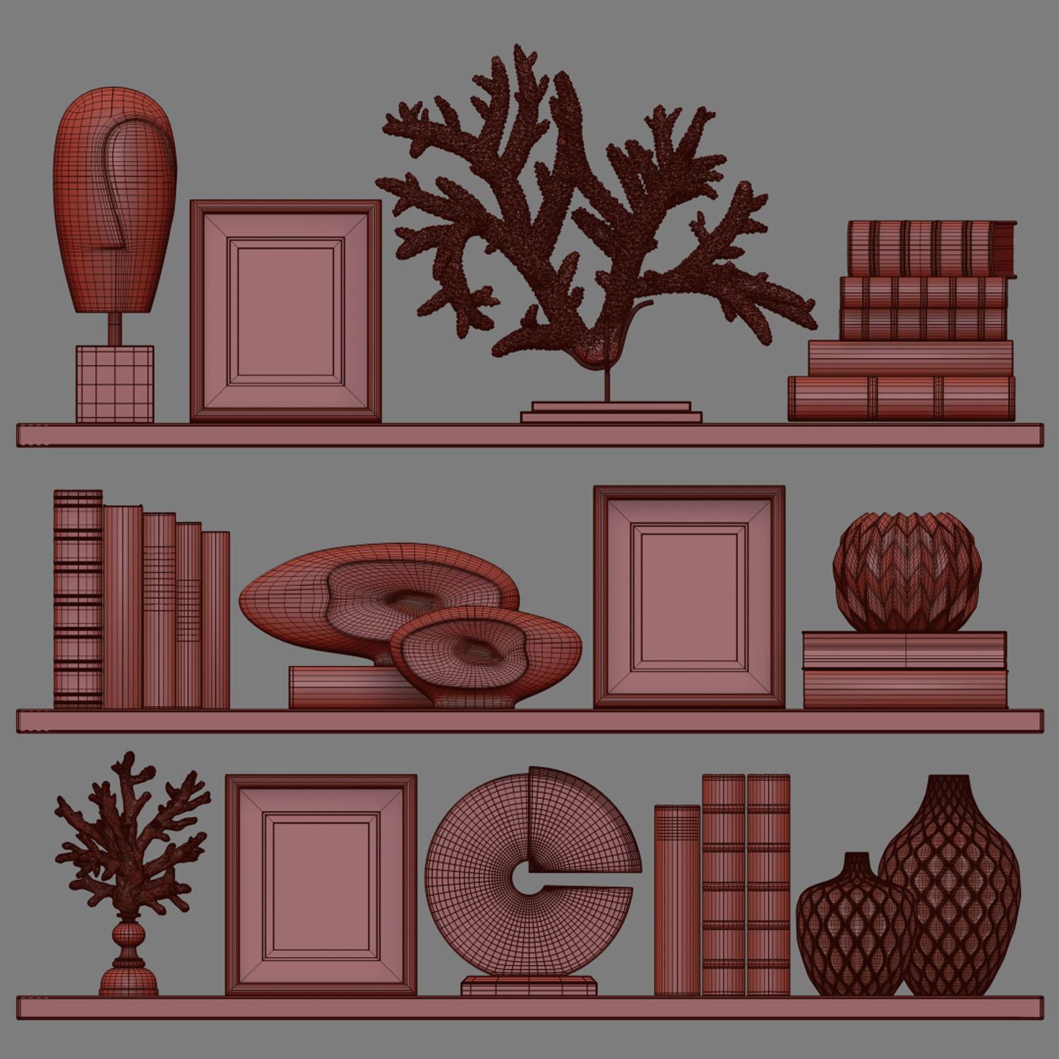 Decor Set 159 3D model_4