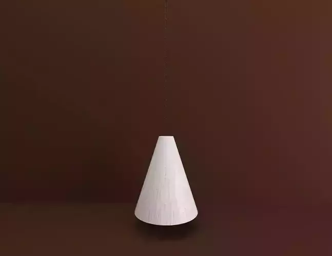 Pendant white plaster