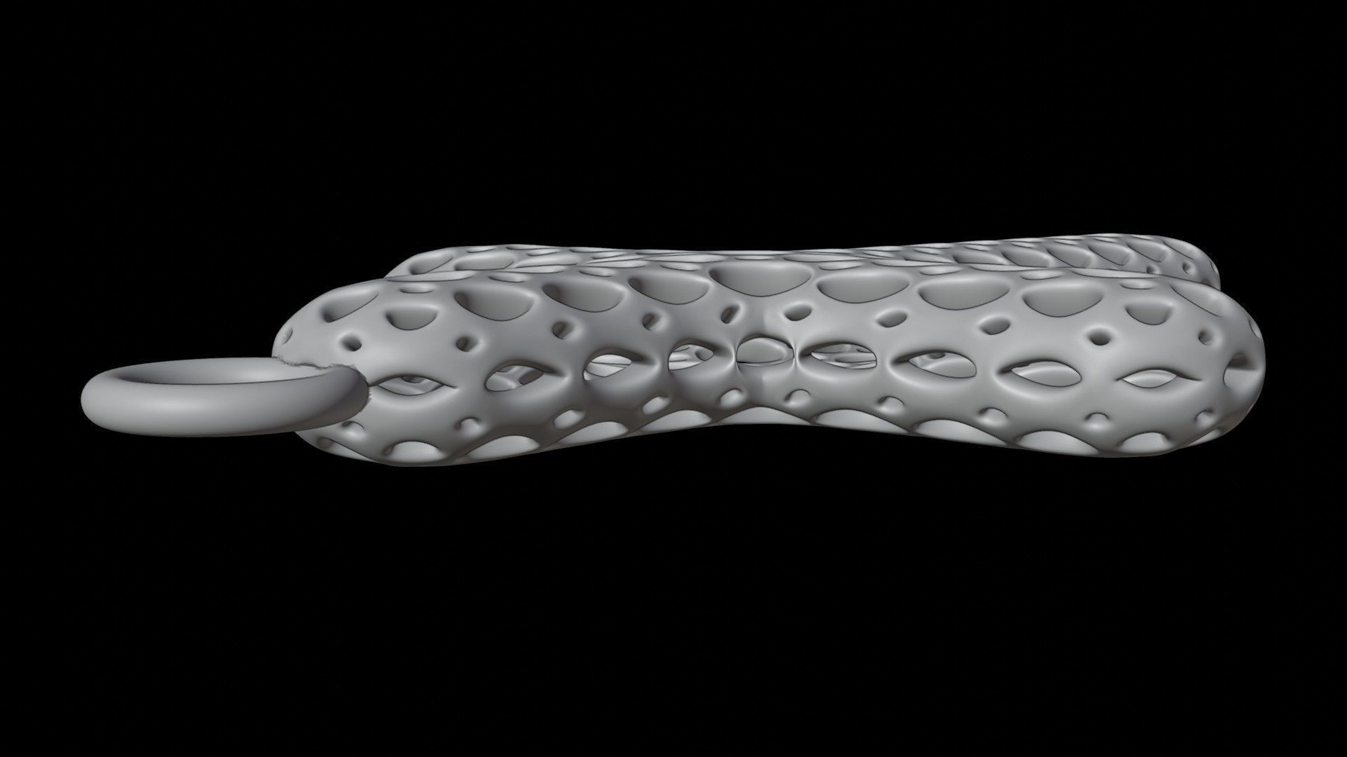 Celullar Cross Pendant 3D print model_6