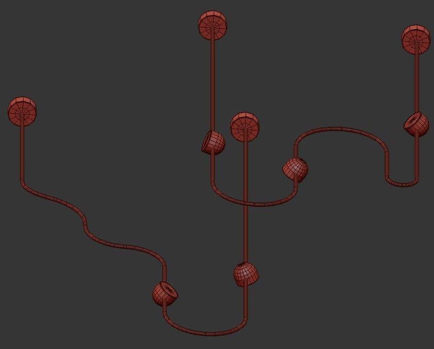 Dia Curved 3D model_2