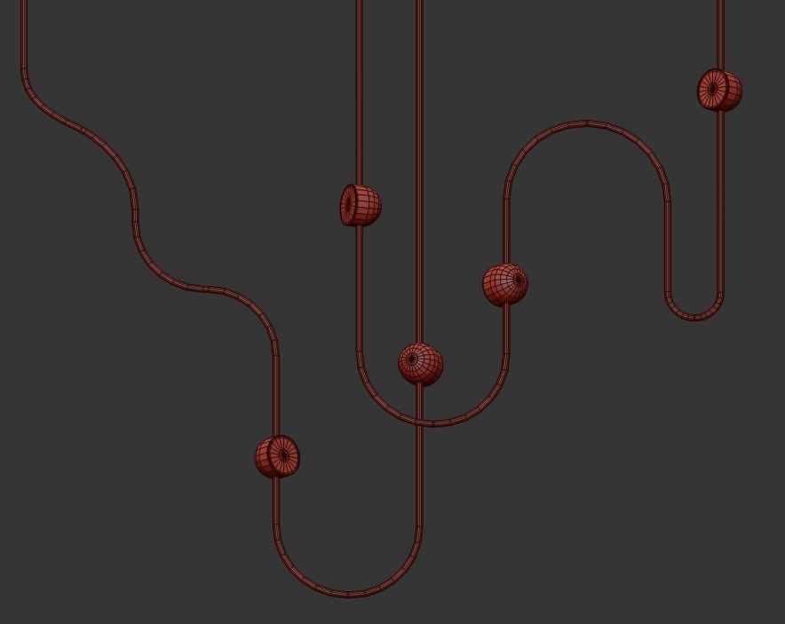 Dia Curved 3D model_3