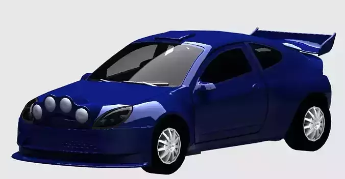 Rally Car 3D model
