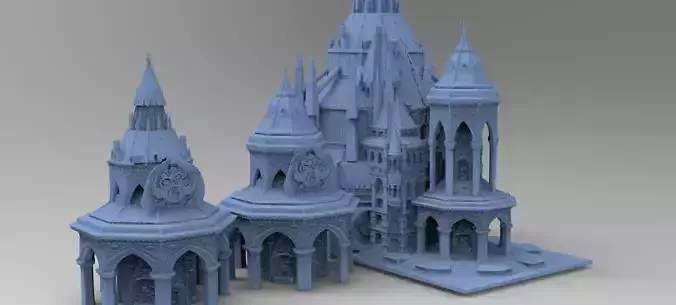 Steampunk Medieval Tower Grand collection 1 