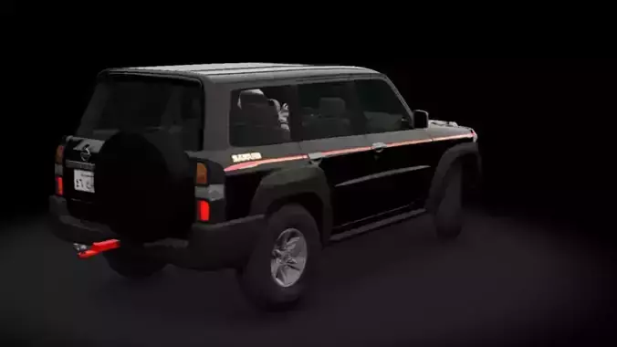nissan patrol 3D model