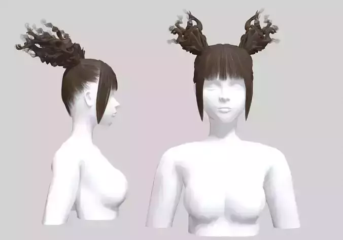 Up Ponytails Hairstyle V37733 